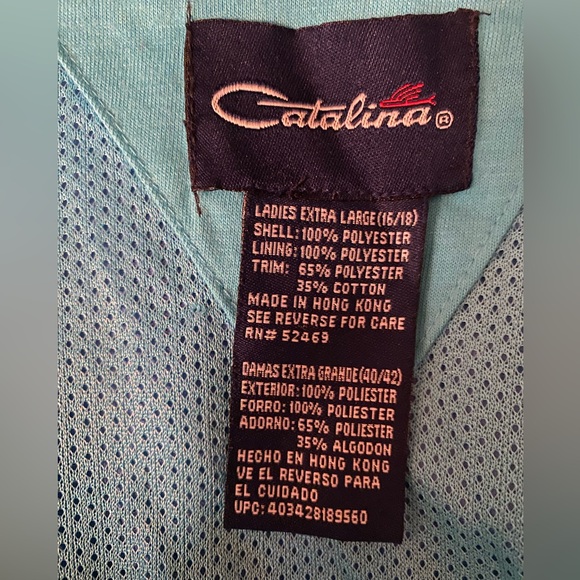 Vintage 90s Catalina Blue Wind-Suit Set XL (16/18) - Picture 6 of 14
